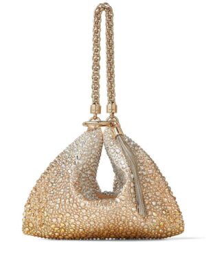 Jimmy Choo  Callie crystal-embellished clutch bag