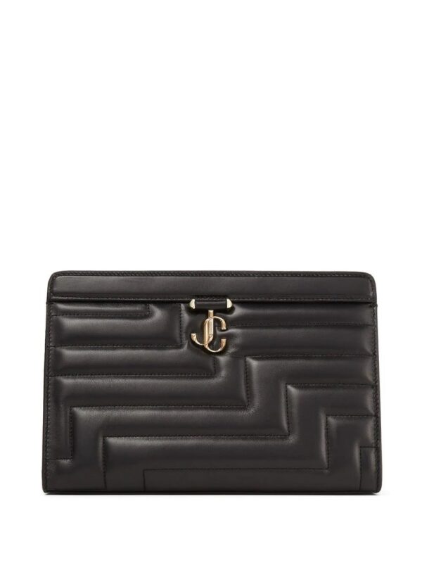 18343103_39968071_1000.jpg Jimmy Choo Varenne Avenue quilted clutch bag