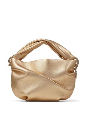 Jimmy Choo  Bonny metallic-effect tote bag