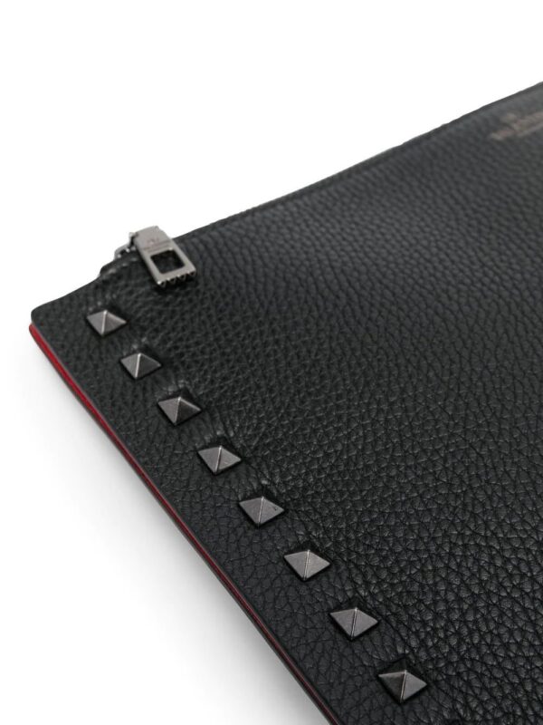 Valentino Garavani studded leather clutch-bag Bag