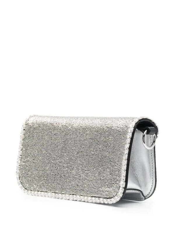 Valentino Garavani  small Locò embroidered shoulder bag