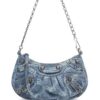 18369068_40287200_1000.jpg Balenciaga Le Cagole mini denim shoulder bag