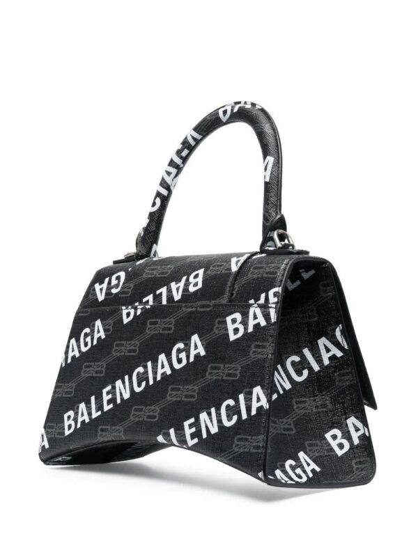18380070_41267312_1000_a4206f89-b13f-45c1-945b-5614c6001eef.jpg Balenciaga Hourglass logo-print leather tote bag