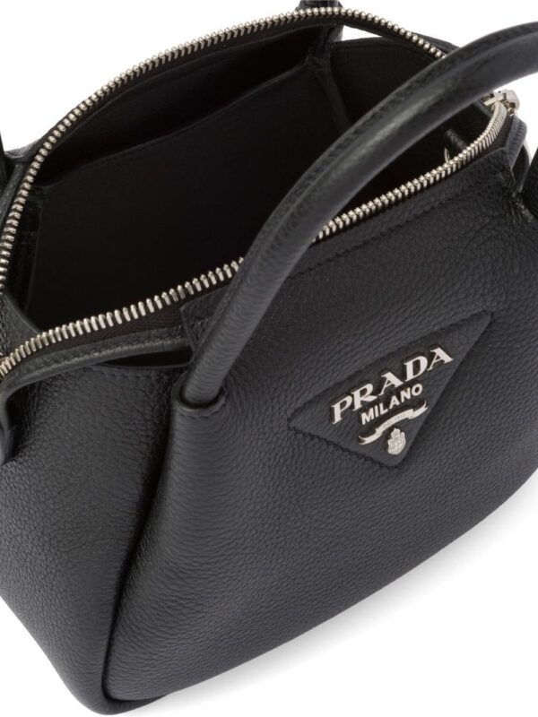 18394201_39583420_1000.jpg Prada logo-embellished leather mini bag