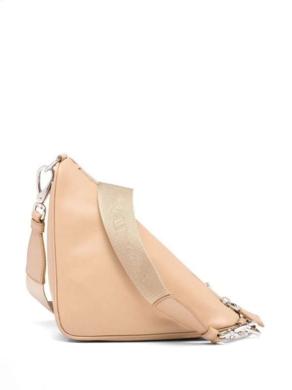 Prada logo plaque shoulder bag