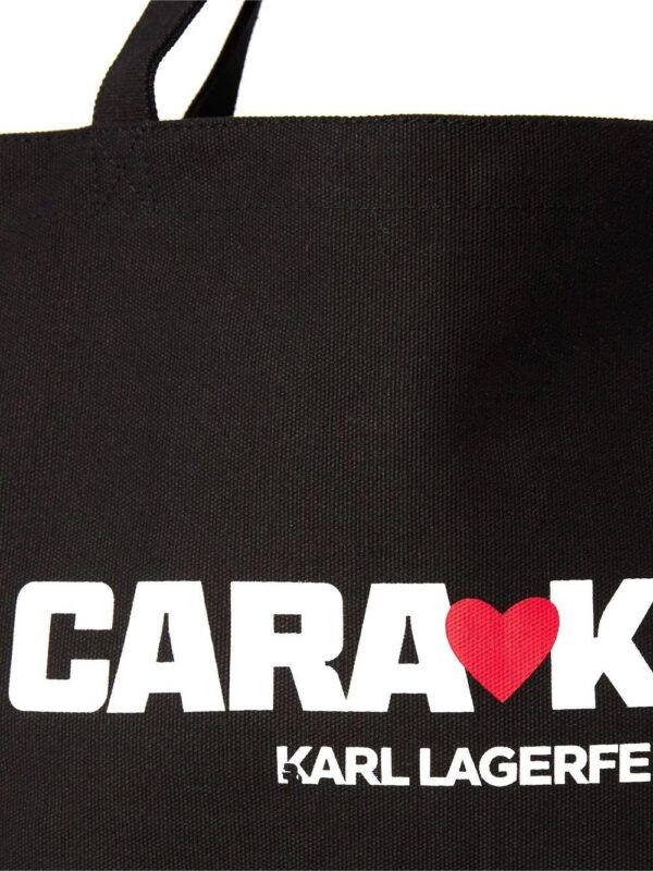 18406647_41306665_1000.jpg Karl Lagerfeld x Cara Delevingne canvas tote bag