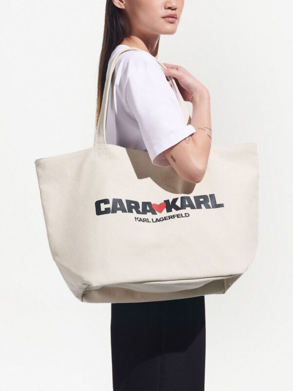 18406652_41303027_1000.jpg Karl Lagerfeld x Cara Delevingne canvas tote bag