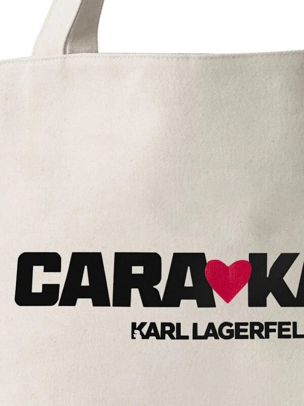 18406652_41304081_1000.jpg Karl Lagerfeld x Cara Delevingne canvas tote bag