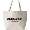 18406652_41305073_1000.jpg Karl Lagerfeld x Cara Delevingne canvas tote bag