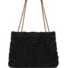 Saint Laurent Loulou medium shearling shoulder bag