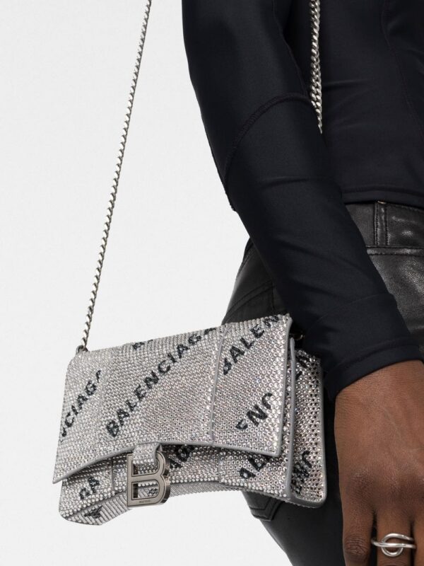 18428489_42246405_1000.jpg Balenciaga rhinestone Hourglass wallet-on-chain