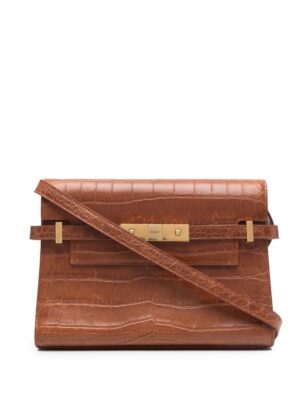 18429243_40117893_1000.jpg Saint Laurent Manhattan croc-effect shoulder bag