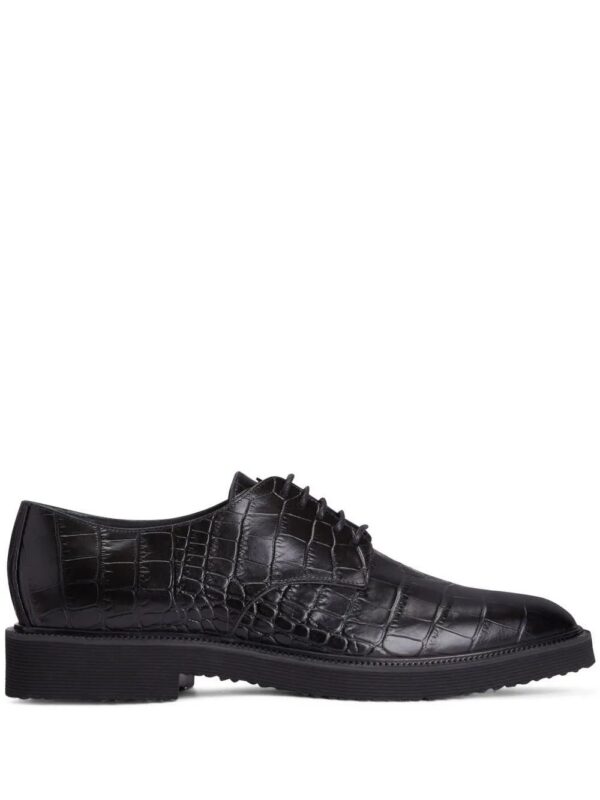 18437513_40139934_1000.jpg Giuseppe Zanotti crocodile-effect leather Oxfords