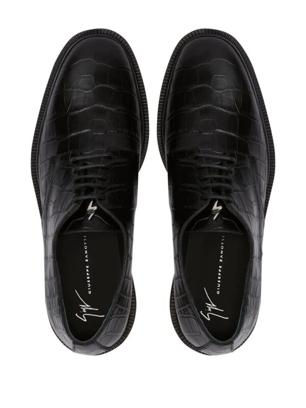 18437513_40140269_1000.jpg Giuseppe Zanotti crocodile-effect leather Oxfords