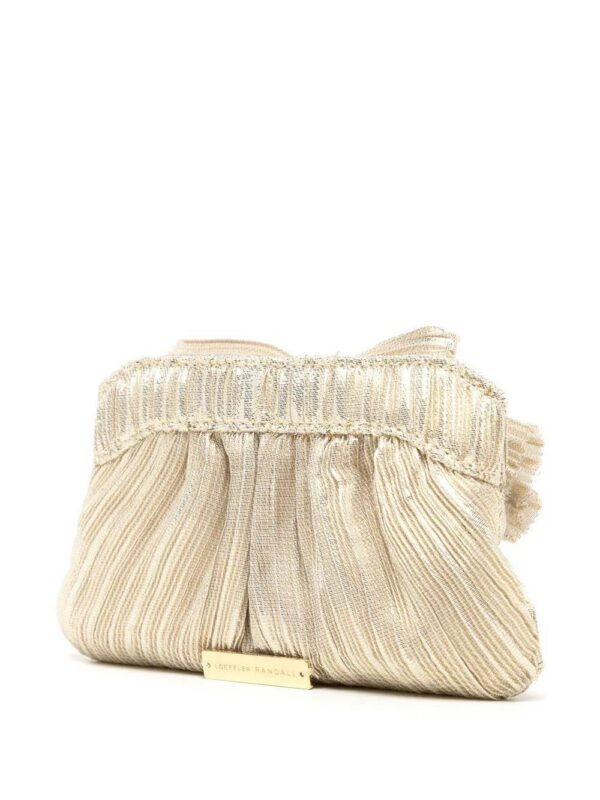 18439642_40092398_1000.jpg Loeffler Randall plissé metallic bow crossbody bag