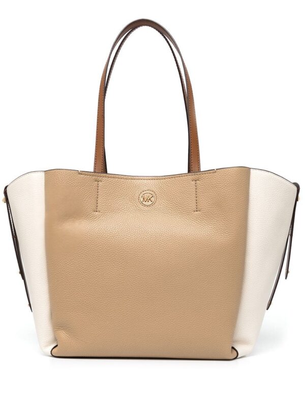 Michael Michael Kors panelled logo-plaque tote bag