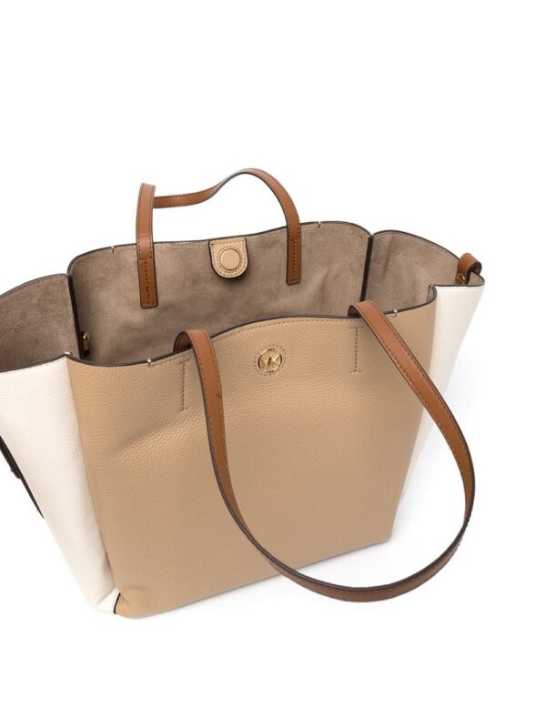 Michael Michael Kors panelled logo-plaque tote bag