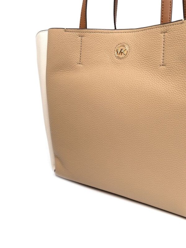 Michael Michael Kors panelled logo-plaque tote bag