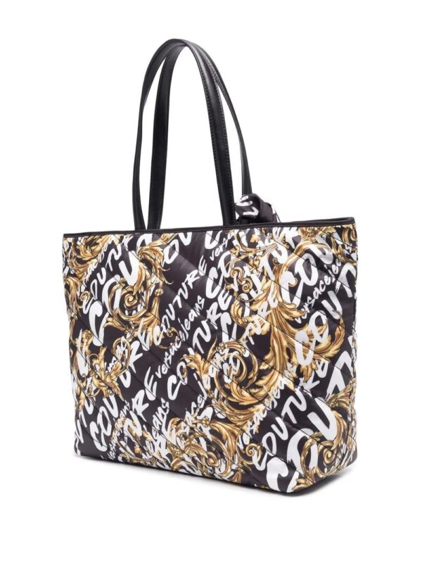 18455538_39670080_1000.jpg Versace Jeans Couture logo-print padded tote bag