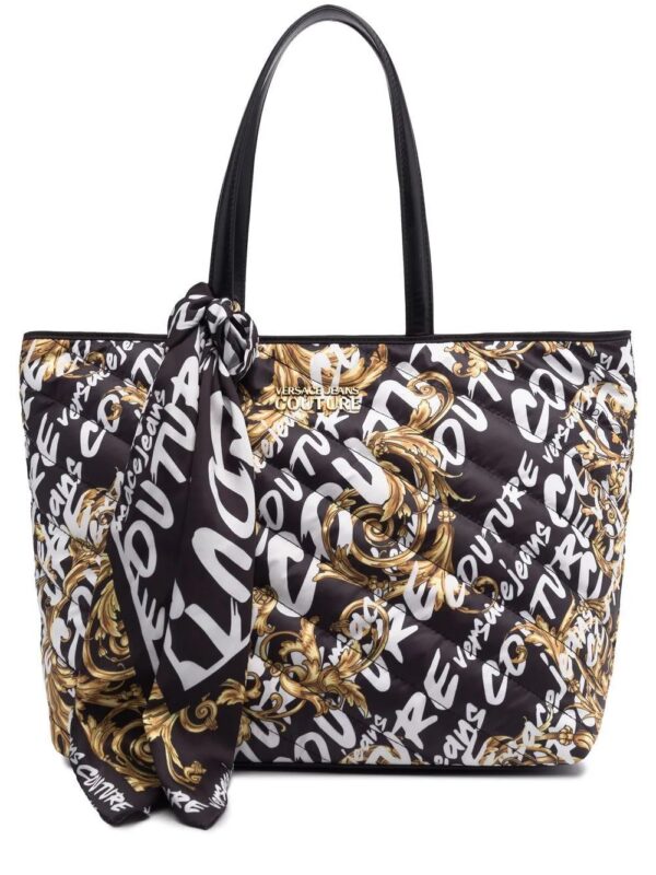 18455538_39734203_1000.jpg Versace Jeans Couture logo-print padded tote bag
