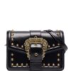 18455539_39667779_1000.jpg Versace Baroque-buckle studded shoulder bag