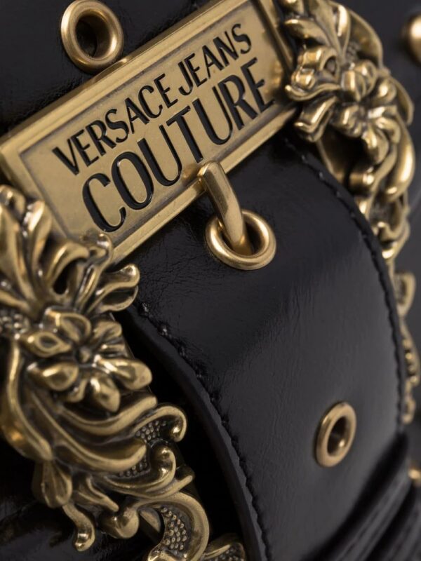 18455539_39668538_1000.jpg Versace Baroque-buckle studded shoulder bag