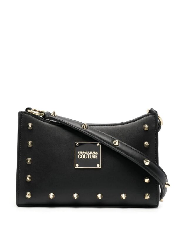 18456584_39732045_1000.jpg Versace Jeans Couture spike-studs shoulder bag