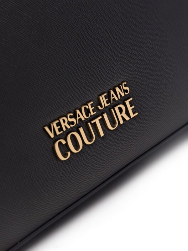 18456587_39675277_1000_de9dae32-f4c9-4911-8af7-87b2b898db99.jpg Versace Jeans Couture scarf-detail logo plaque tote bag