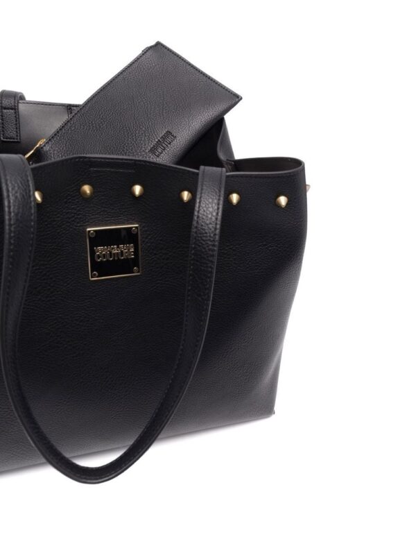 18456595_39667444_1000.jpg Versace studded grained tote bag