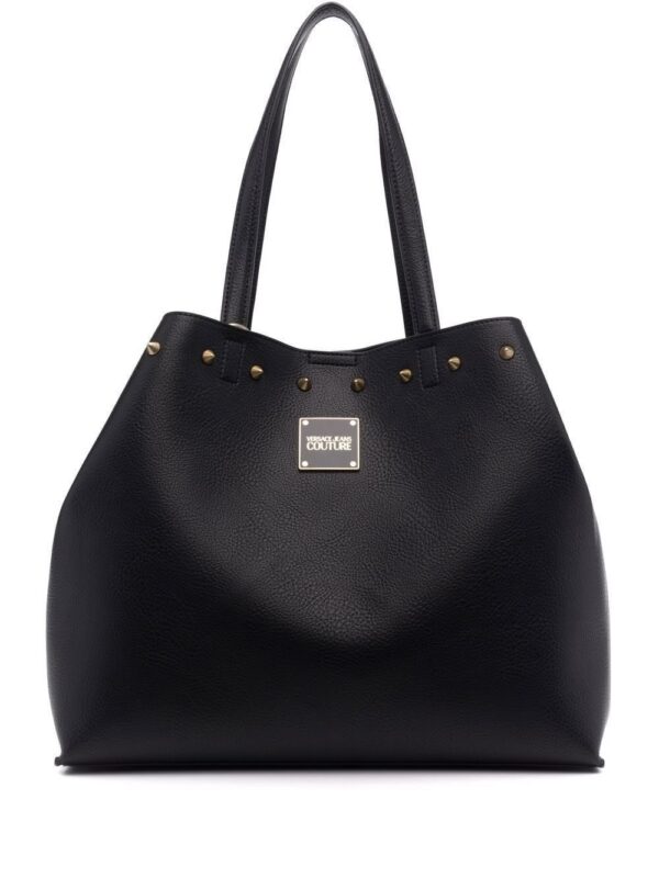 18456595_39667445_1000.jpg Versace studded grained tote bag