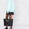 18457543_39667820_1000.jpg Versace logo-chain quilted tote bag