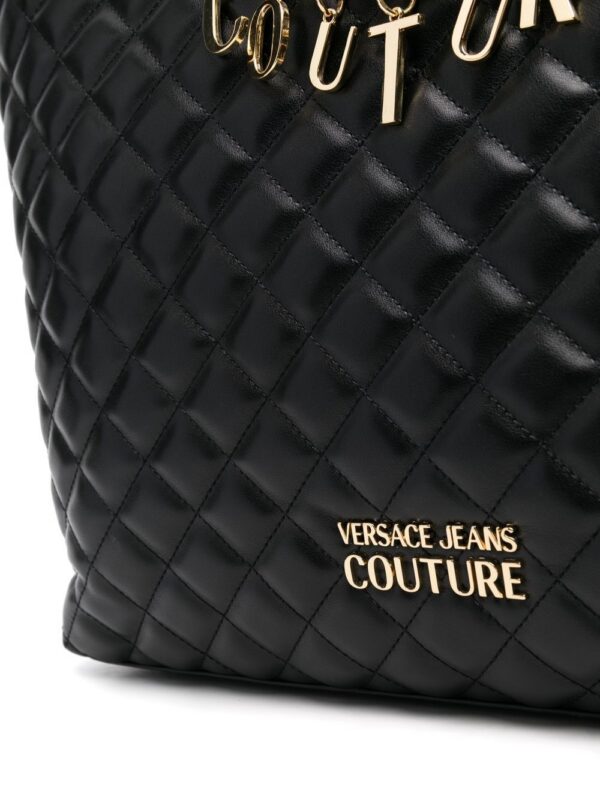 18457543_39669239_1000.jpg Versace logo-chain quilted tote bag