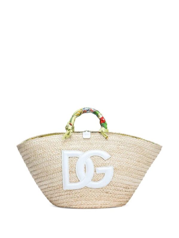 18478976_39861475_1000.jpg Dolce & gabbana Kendra pattern-trim tote bag
