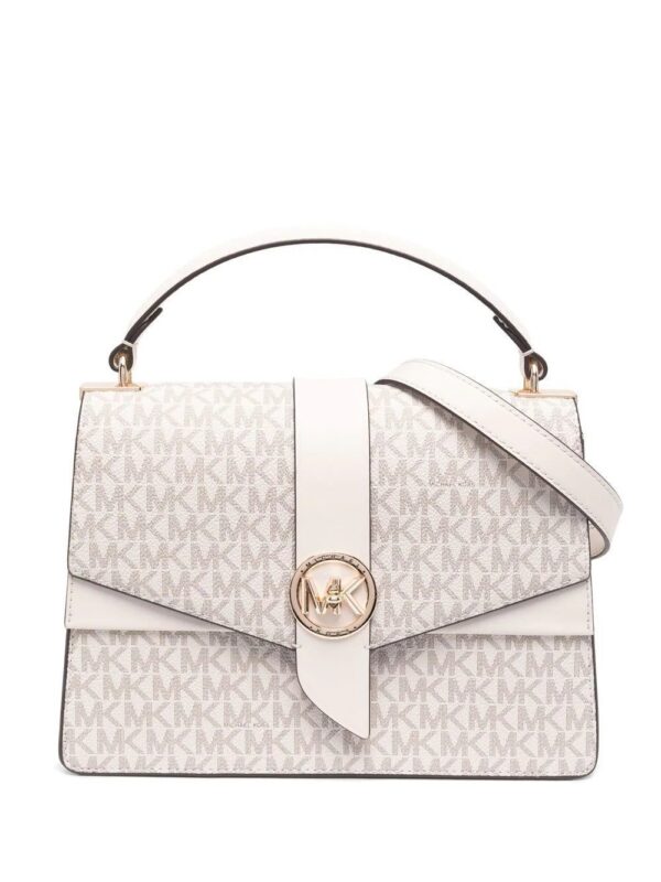 18483244_39885188_1000.jpg Michael Michael Kors Greenwich logo-plaque tote bag