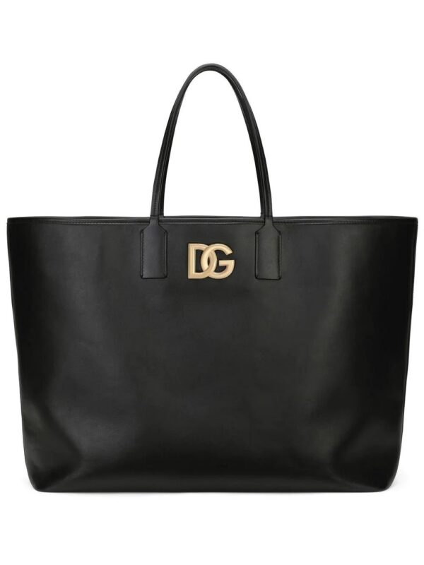 18486847_39895046_1000.jpg Dolce & Gabbana logo-plaque tote bag