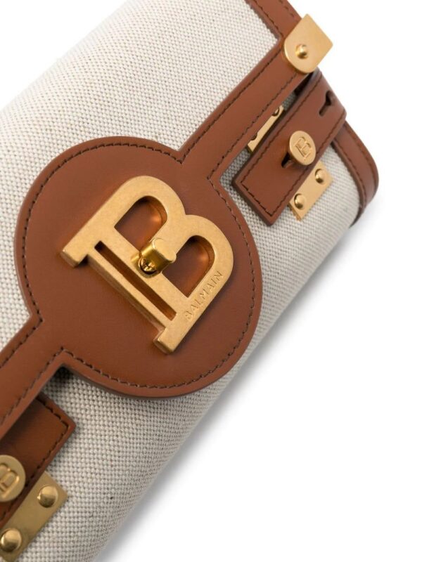 18498162_39979209_1000.jpg Balmain B-Buzz 23 canvas clutch bag