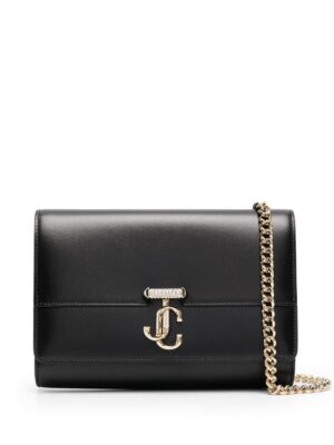 Jimmy Choo Avenue leather clutch