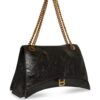 Balenciaga  logo-plaque leather shoulder bag