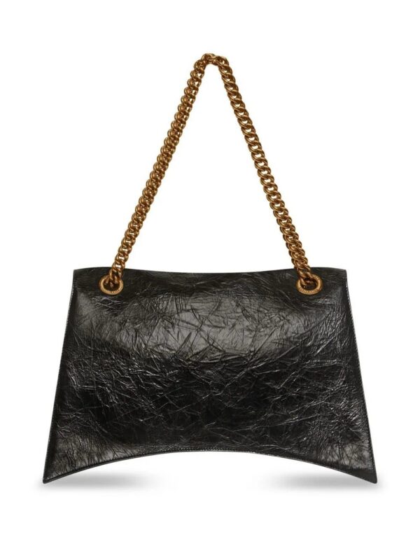 Balenciaga  logo-plaque leather shoulder bag
