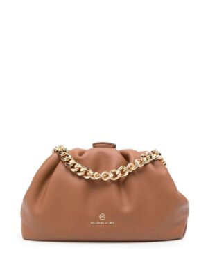 Michael Michael Kors  logo-plaque ruched shoulder bag