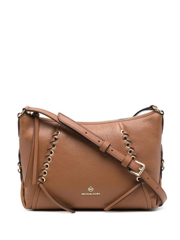 18540507_40011469_1000.jpg Michael Michael Kors logo-plaque leather shoulder bag