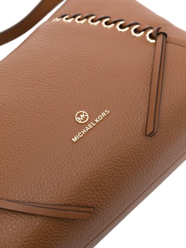 18540507_40014425_1000.jpg Michael Michael Kors logo-plaque leather shoulder bag