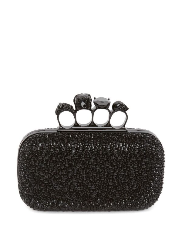 18540960_40766925_1000.jpg Alexander McQueen Four Ring clutch bag