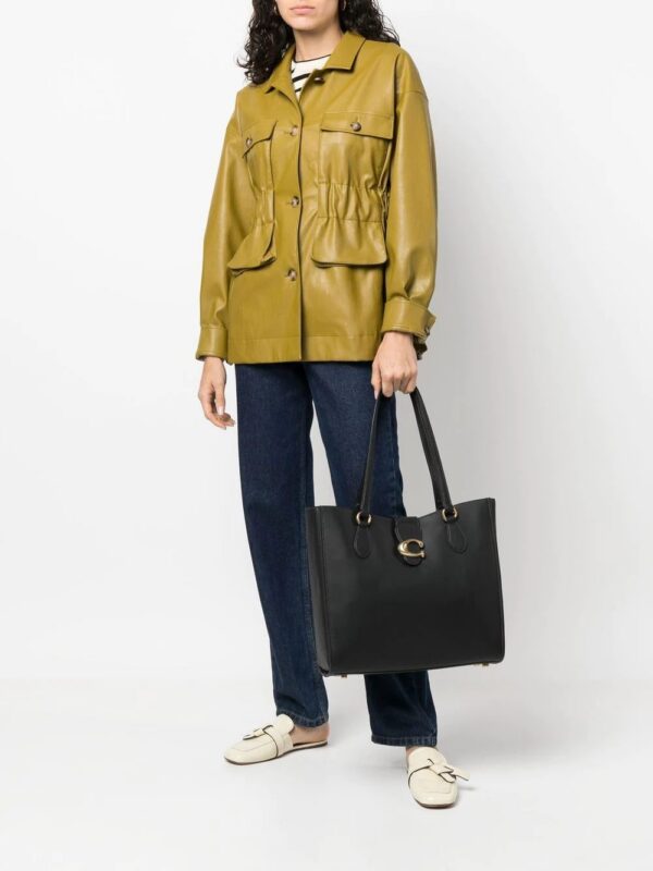 18554637_40017821_1000.jpg Coach Theo logo-plaque tote bag