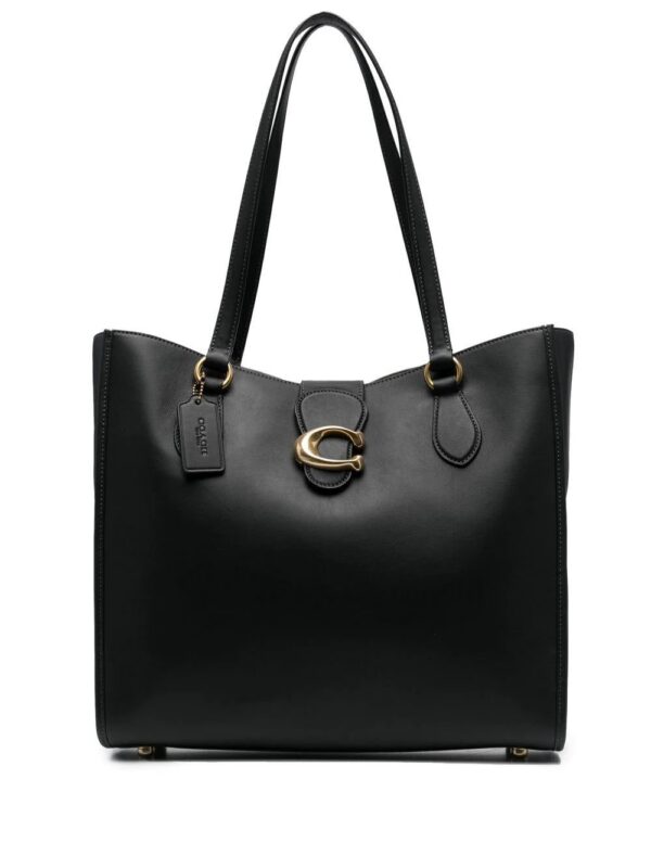 18554637_40020788_1000.jpg Coach Theo logo-plaque tote bag