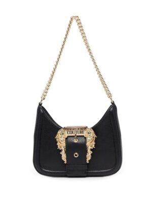 18555328_40014099_1000.jpg Versace logo-buckle shoulder bag