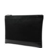 Balenciaga logo-print clutch