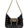18566729_40028669_1000.jpg Versace logo-buckle shoulder bag