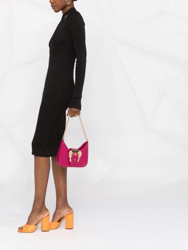 Versace Jeans Couture  logo-buckle shoulder bag