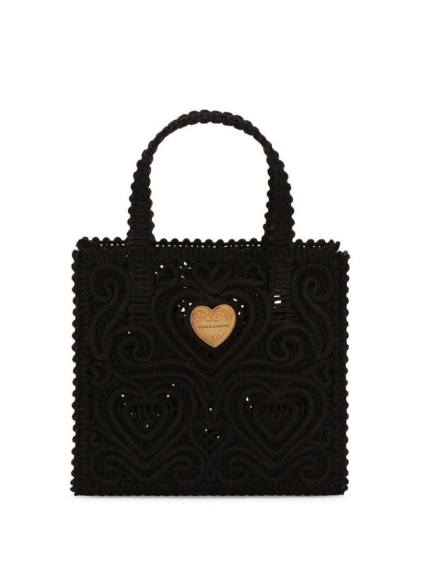 18576492_40288726_1000.jpg Dolce & Gabbana cordonetto-lace tote bag